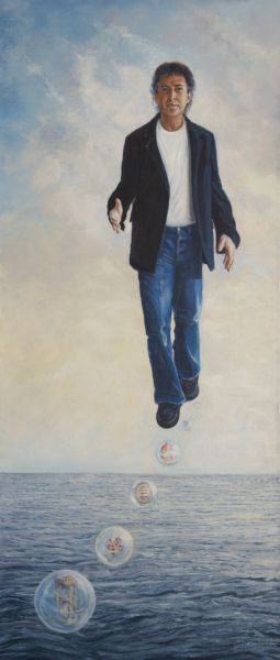 Greater Fool , Öl auf Leinwand , 115 x 50 cm , © 2015 Heino Karschewski