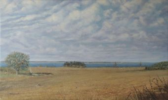 Auftrag: Ostseeküste bei Surendorf , 70 x 110 cm , ©2014 Heino Karschewski