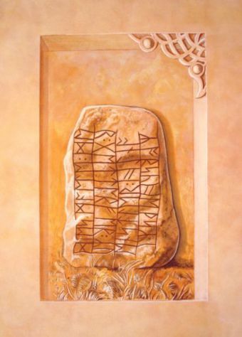 Wikinger Runenstein